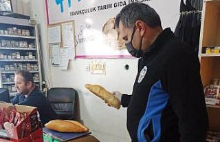 Altınova’da ekmek gramajı denetimi