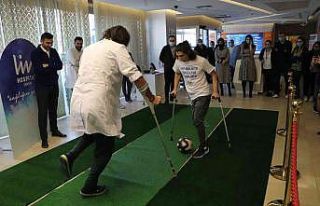 Ampute Milli Takım oyuncuları ile hekimler empati...