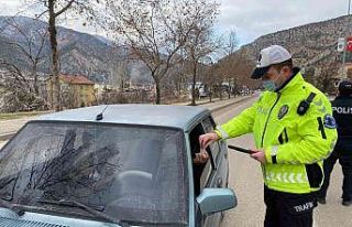 Ankara Nallıhan’da trafik denetimi