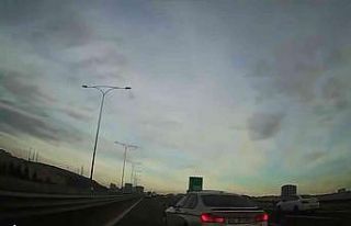 Ankara’da bir sürücü makas atarak trafiği tehlikeye...