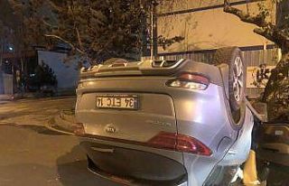 Ankara’da sürücüsünün direksiyon hakimiyetini...