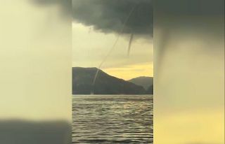 Antalya’da denizde çıkan hortumlar korkuttu