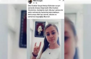 Antalya’da kadın cinayeti Ülkü Ocaklarını yasa...