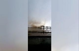 Antalya’da korku dolu anlar