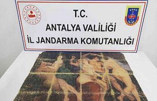 Antalya’da milyonluk tarihi tablo operasyonu