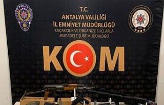 Antalya’da yasadışı silah ticareti operasyonu:...
