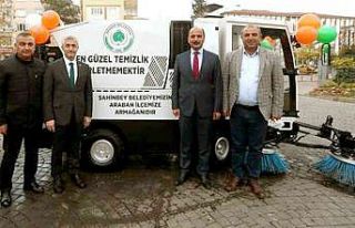 Araban’a vakumlu yol süpürgesi