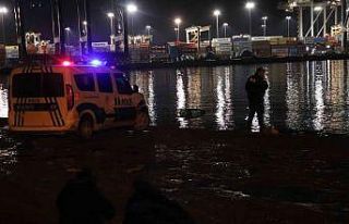 Aracını denize sürdü, hiçbir şey olmamış gibi...