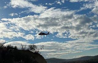 Araziye inen özel harekat polislerinden nefes kesen...