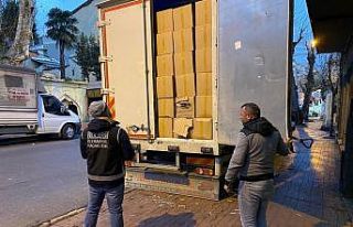 Arnavutköy’de kaçak sigara operasyon: 1 gözaltı