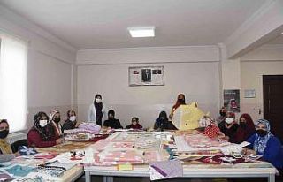 Atık eşyalardan çeyiz eşyası yapıyorlar