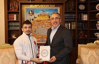 Avrupa rekoruna altınlı teşekkür