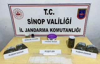 Ayancık’ta ’kubar esrar’ operasyonu