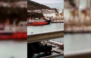 Aynı gün alınan bot yandı