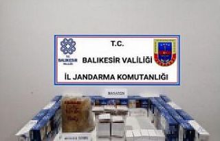 Ayvalık’ta jandarmadan kaçak tütün operasyonu