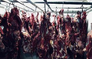 Baba oğul yine tek tırnaklı hayvan eti keserken...