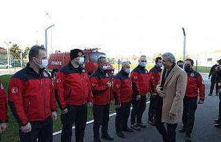 Bakan Soylu’dan itfaiye erlerine teşekkür