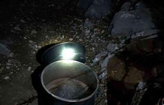 Bakır eşya hırsızları jandarmaya yakalandı