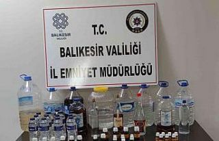 Balıkesir’de kaçak içki ve uyuşturucu operasyonu