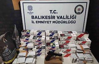 Balıkesir’de kaçak tütün operasyonu