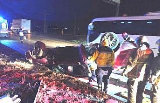 Bandırma’da yağmurla gelen kaza; 1 yaralı