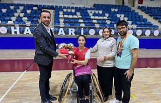Başkan Beyter’den engelli sporcuya destek