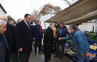 Başkan Büyükkılıç muhtarlar toplantısına Sarıoğlan...