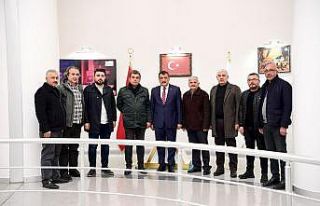 Başkan Gürkan, Ağaç Sanatkârları Odası Yönetim...