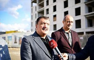 Başkan Gürkan, Danişment Gazi Bulvarında incelemelerde...