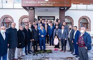 Başkan Gürkan, Malatya Muhtarlar Derneği’ni ziyaret...