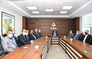 Başkan Gürkan, ziraat oda başkanlarıyla bir araya...