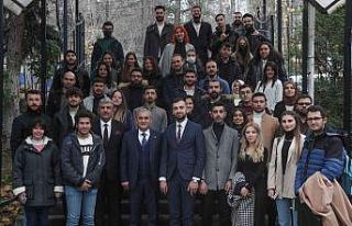 Başkan Işık, üniversite öğrencileriyle bir araya...