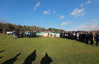 Başkan Işıksu öğrencilerle doğa yürüyüşü...