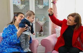 Başkan Köse yılın son bebek ziyaretlerini yaptı