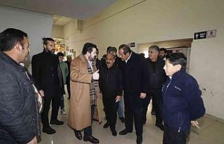 Başkan Sayan otobüs terminali esnafını ziyaret...