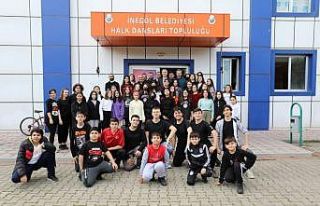 Başkan Taban, Halk Dansları Topluluğunu ziyaret...