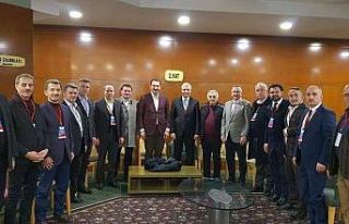Başkan Yüce, Ankara’da Binali Yıldırım ile...