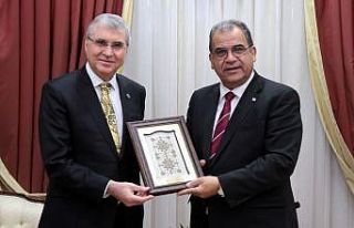 Başkan Yüce, KKTC Cumhurbaşkanı Ersin Tatar ile...