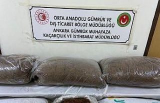 Başkentte 1 ton 150 kilogram tütün ele geçirildi