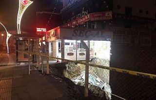 Başkent’te bir kuruyemiş dükkanında çökme...