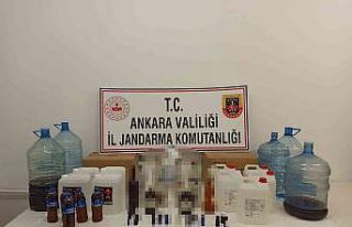 Başkent’te sahte içki operasyonu