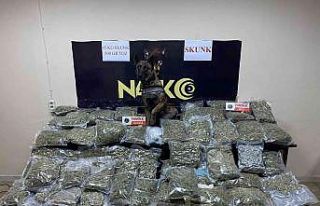 Batman polisinden operasyon: Araçtan 45.5 kilogram...