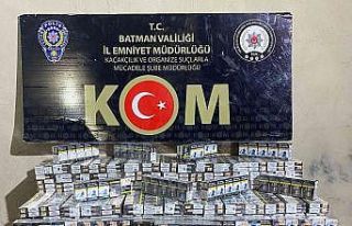 Batman’da 3 bin 500 paket kaçak sigara ele geçirildi