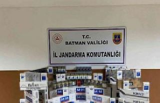 Batman’da bin 162 paket kaçak sigara ele geçirdi