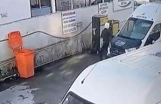 Batman’da kapşonlu ve maskeli hırsız arabanın...