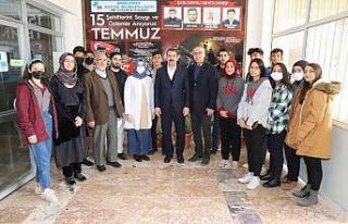 Baydilli liseli öğrencilerle biraya geldi