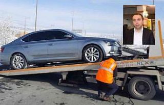 Belediye başkan yardımcısı ve şoförü trafik...