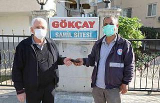 Belediye işçisinden örnek davranış