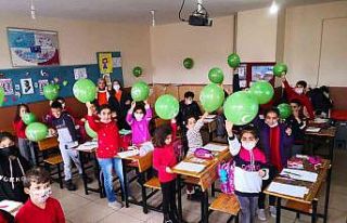 “Benim Kulübüm Yeşilay” projesi öğrencilerle...