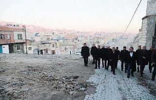 Beyazgül çalışmaları yerinde inceledi